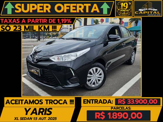 TOYOTA YARIS 1.5 16V FLEX SEDAN XL MULTIDRIVE